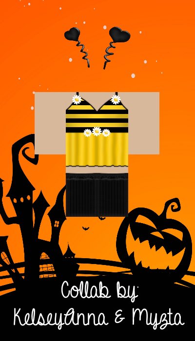 Kelsey Johnson On Twitter Hiii The First Outfit And Hat Are For Sale It S A Bee Costume Can T Wait To See What You Guys Do With These Have Fun Buzzin Robloxdev - roblox bee outfit