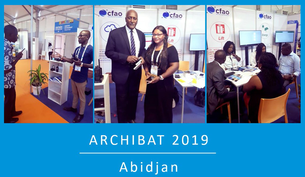 Nous sommes ravis de pouvoir échanger autour de vos projets sur le salon Archibat ou encore de recevoir la visite de personnalités comme Monsieur Levy NIAMKEY.
N'hésitez pas, vous aussi à passer nous voir sur notre stand !