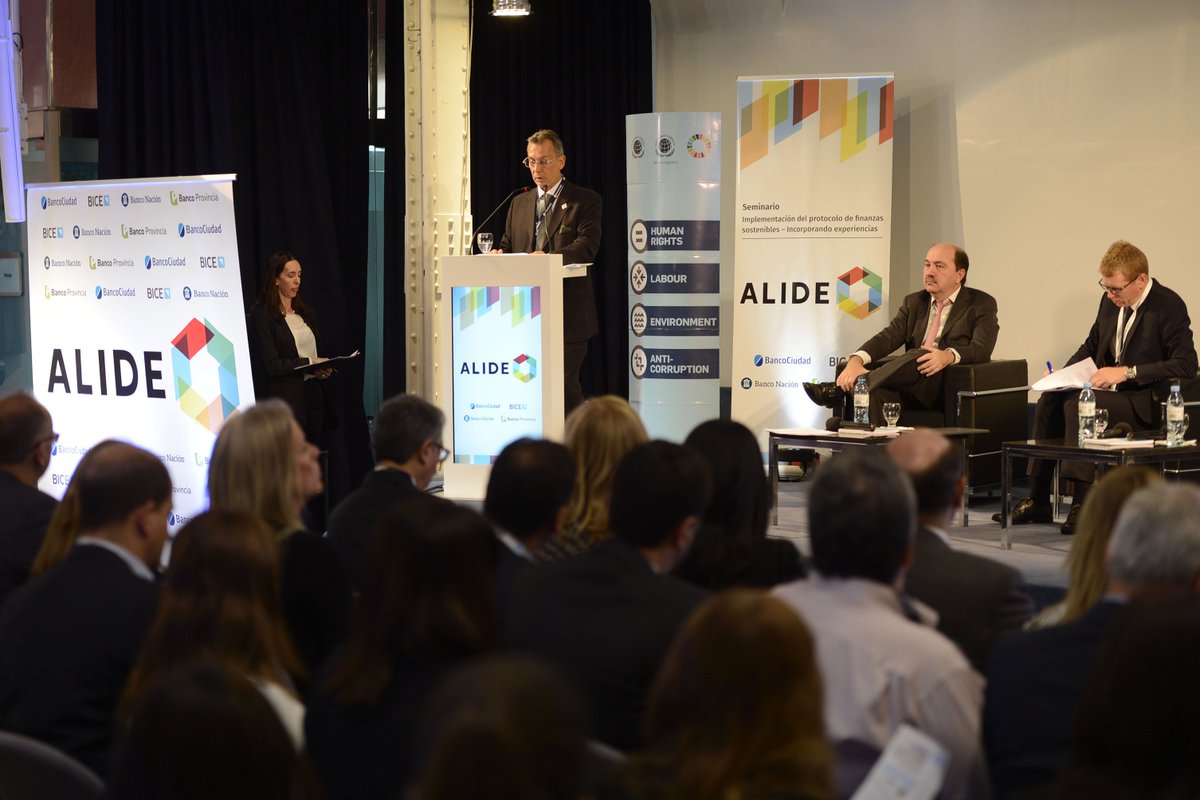 #AHORA | Representantes del sector #BancaDeDesarrollo latinoamericano 🌎 y actores del sector financiero buscan establecer consenso para generar productos y servicios financieros con criterios #Ambientales, #Sociales y de #Gobernanza (#ASG) ▶️