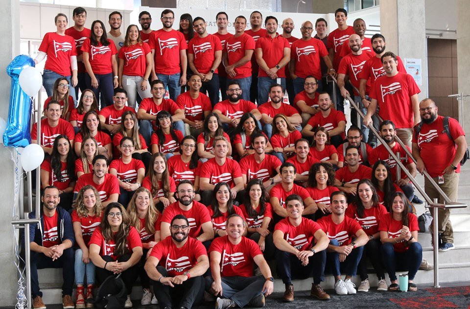 RedVentures's tweet photo. 🎉 It's been ONE YEAR since our first #Forward787 leaders began training with us to make an impact in #PuertoRico! Big moves are about to happen, so be sure to follow along! 🇵🇷 https://t.co/YA6Duo2LNX