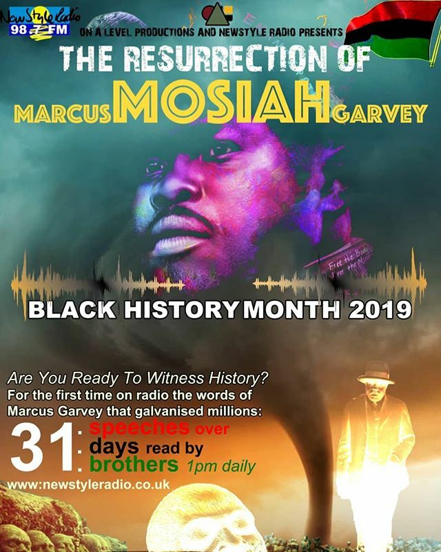 NewStyleRadio's tweet photo. If you have missed The Resurrection of Marcus Mosiah Garvey so far, Tune in tomorrow morning 10am on 98,7FM or https://t.co/lrS5x1tAhN #BlackHistoryMonth #MarcusGarvey #OnALevel https://t.co/sNFFKQF0Ch