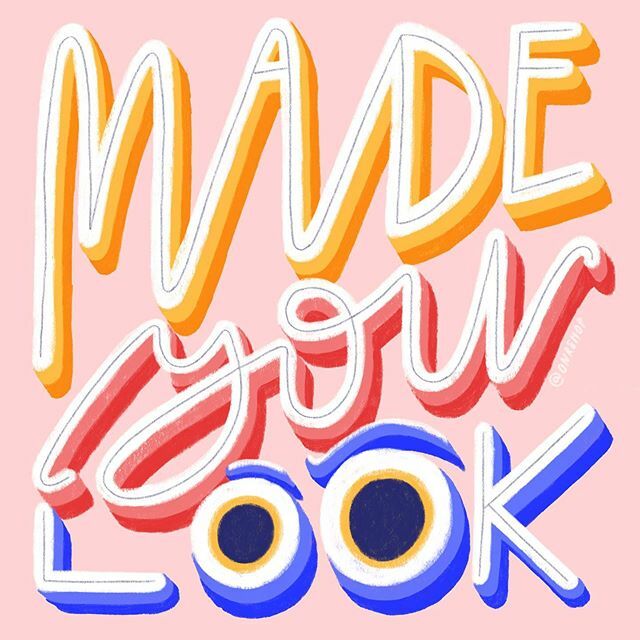 Today’s #inktober prompt is ✴️ bait ✴️ I thought about conjuring up a LOLS click bait worthy graphic, but then this came out of my mind instead! I’m quite enjoying playing with words &amp; shadows &amp; this colour palette...what do you reckon?
.
#inktober2019 ift.tt/2MdBnxM