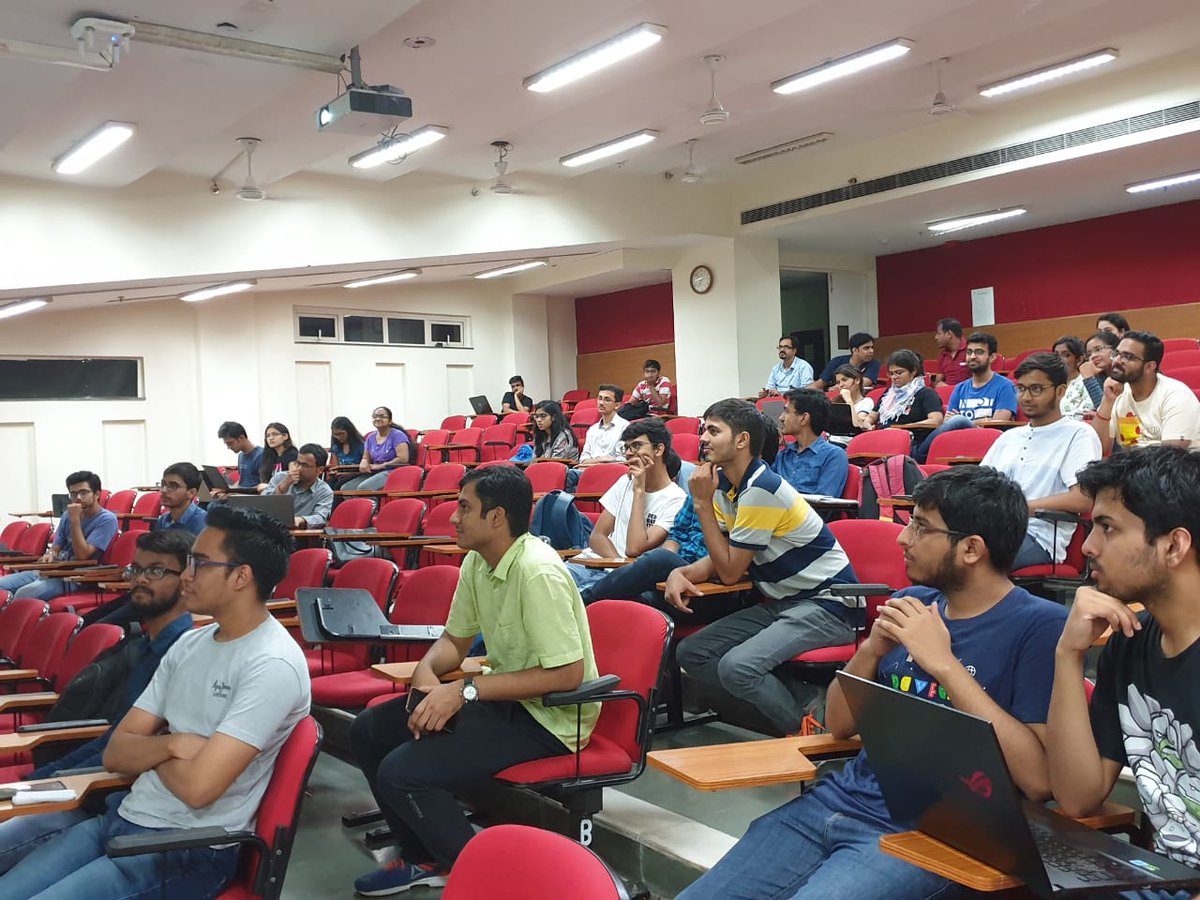 BytesBio's tweet photo. On 30th September we organised our introductory session. Dr. Debasis Dash, Senior Scientist at CSIR-IGIB, awared audience about the intersection of computer science and bioscience. Dr. Gaurav Ahuja, assistant prof. at IIITD, about the opportunity in the CSB field international. https://t.co/YBKG2edJtb