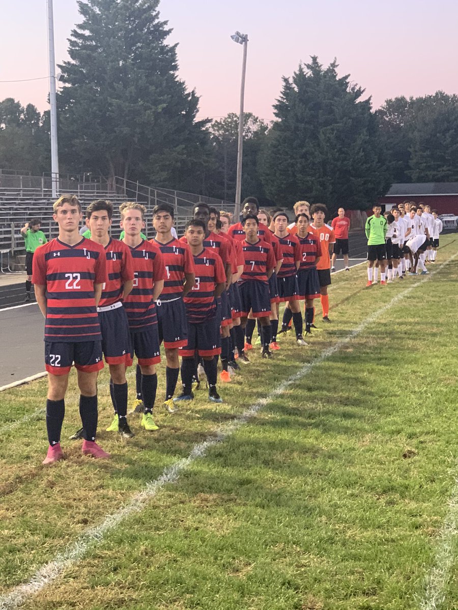 Reminder <a href="/StudentTj/">TJ Student Section</a> - Boys soccer Senior Night vs South tonight at home! 

Let’s get out , support the boys &amp; celebrate the hard work of these Seniors! <a href="/TJPatriotSoccer/">Patriot Boys Soccer</a> <a href="/TJ_PatriotsAD/">Mike Chavez</a> @tj_patriot 

Boys will also be sporting Self Designed Cancer Shirts for all October!