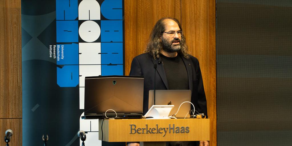 Ripple's tweet photo. "To change the way payments work, we need something that is truly open source like the internet. #XRPledger offers that opportunity." Ripple CTO @JoelKatz kicks off #UBRICon2019 @Cal https://t.co/nist8VI60a