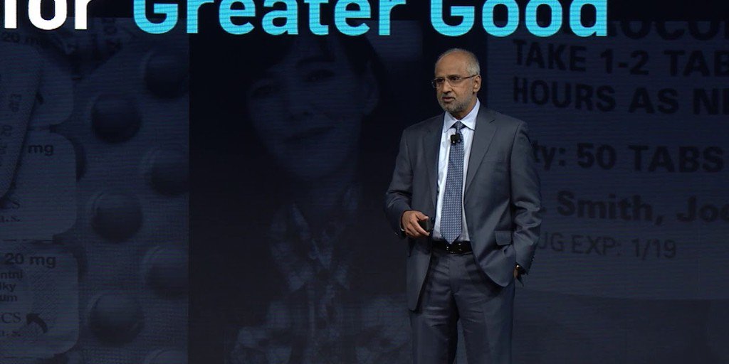 FutureLink19's tweet photo. From Nashville this morning! Shabbir Dahod, @TraceLink CEO on networking for the greater good: https://t.co/dswpMKwYYC #FutureLink19 https://t.co/YlHuju48AL