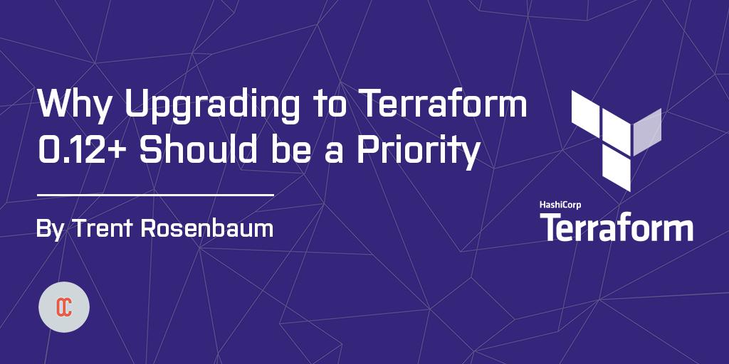 Why Upgrading to Terraform 0.12+ Should be a Priority 
 - check out our new blog by @trentrosenbaum  opencredo.com/blogs/why-upgr… #terraform #devops #cloud #opensource #hashicorp