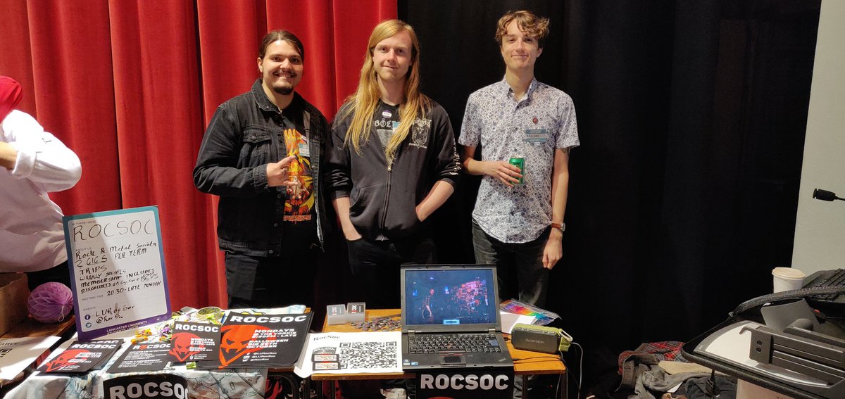 Come find us at Freshers Fair! Just up the stairs in the great hall!