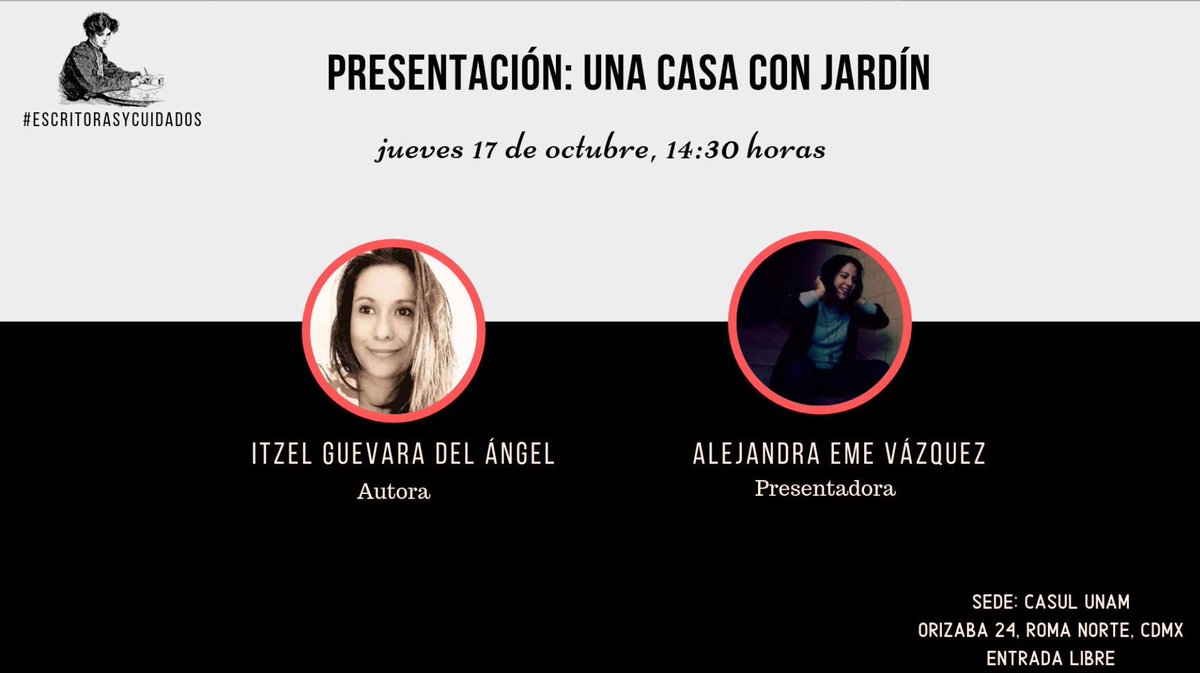 El próximo 17 de octubre, presentaremos el primer libro de la convocatoria que sacamos en conjunto con <a href="/KajaNegra/">kajanegra.bsky.social</a> y #CasaOctavia y será en el Primer Encuentro de #EscritorasYCuidados <a href="/ellascuidan/">escritoras y cuidados</a>
¿Vamos?