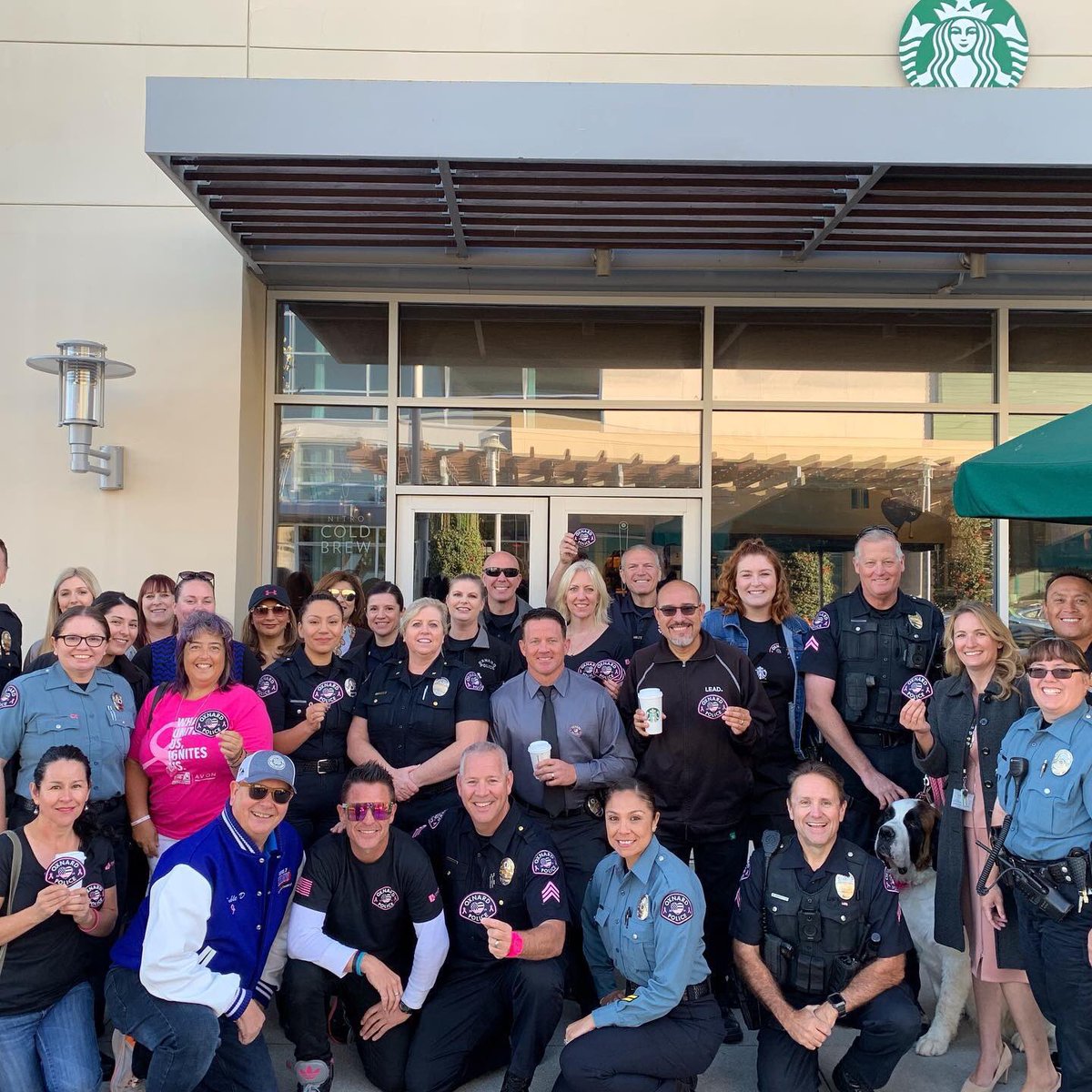 SgtMcGreevy's tweet photo. It’s breast cancer awareness month and we are working towards a world without cancer. #rmwp #leadwin #PinkPatchProject https://t.co/djhV57PkmE