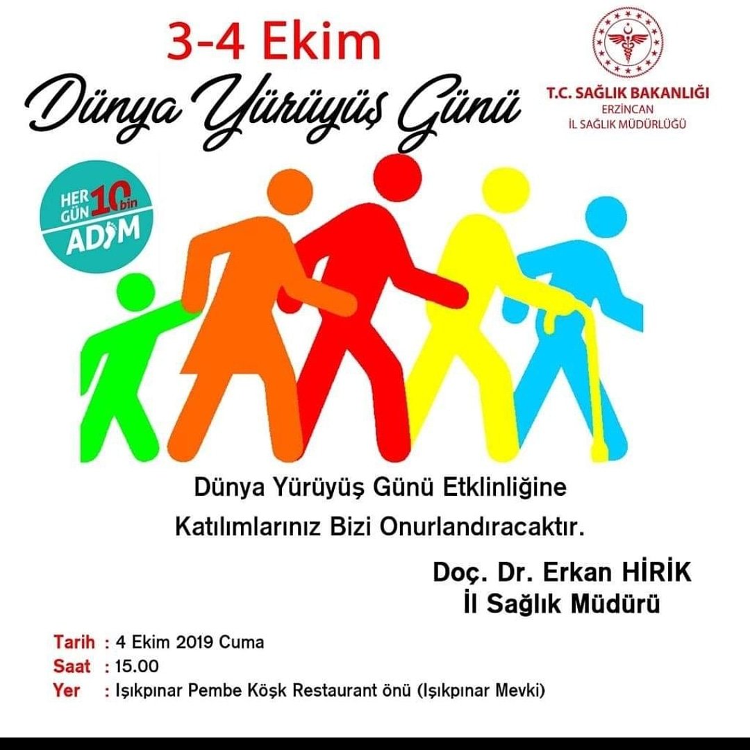 4 Ekim 2019 tarihinde düzenleyeceğimiz Doğa Yürüyüşümüze tüm halkımız ve sağlık çalışanlarımız davetlidir.
#KoşYürüOynaSağlıklıYaşa #SağlıkİçinÇalışıyoruz