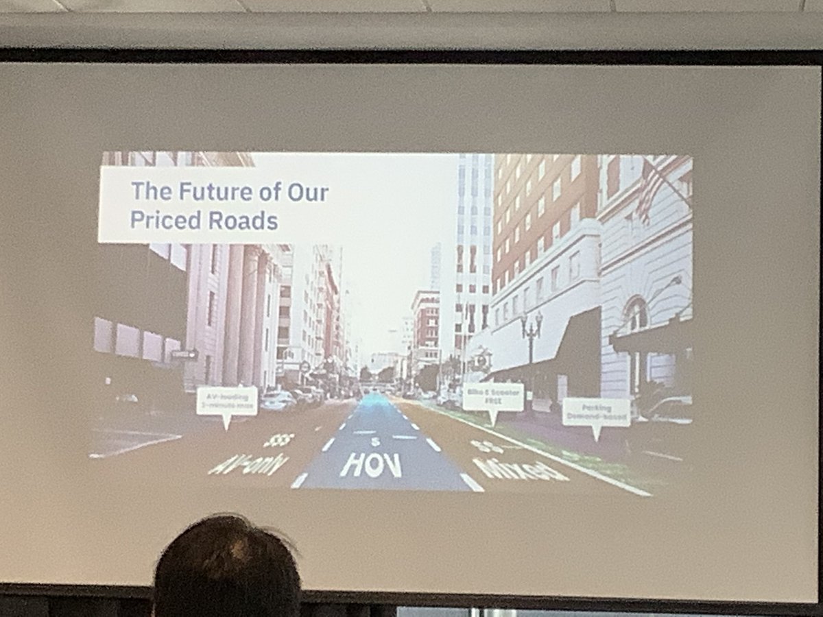 AlexanderGlista's tweet photo. .@Greg_Lindsay proposes a new way to do congestion pricing - by lane and by use. Very innovative approach that encourages people to rethink how they move in cities #API2019Conf https://t.co/ptnmWbTk25