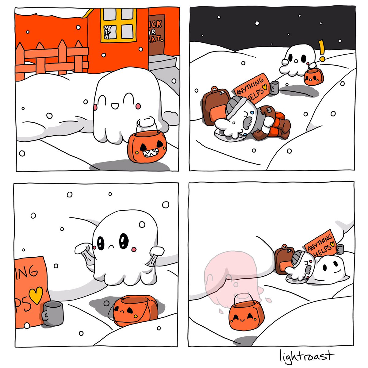 Pinky is a nice ghost