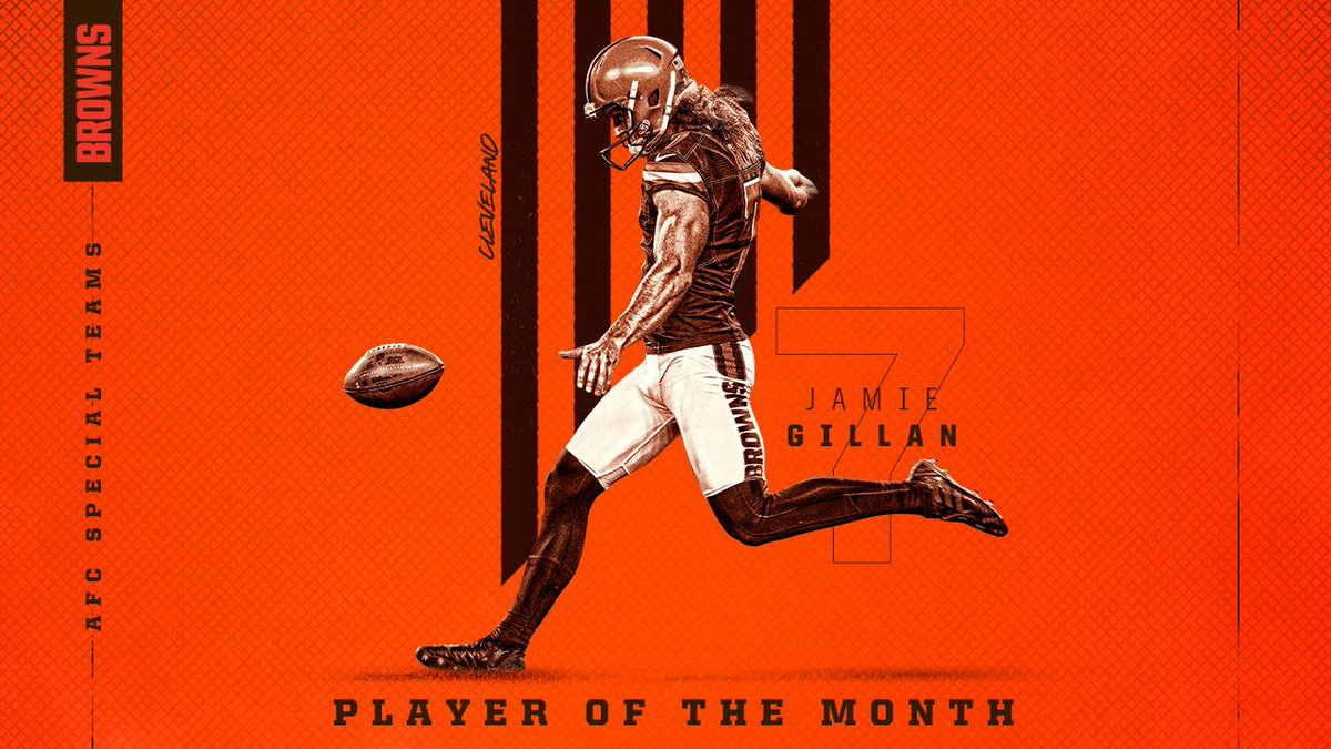 Browns's tweet photo. One month into his NFL career ...

The @ScottishHammer7 has won AFC Special Teams Player of the Month! 🏆

📰 » https://t.co/7pebPDN9Vz https://t.co/LjGwaaiRiq