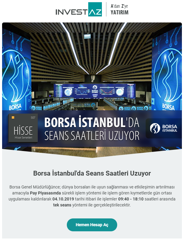 borsa istanbul seans saatleri