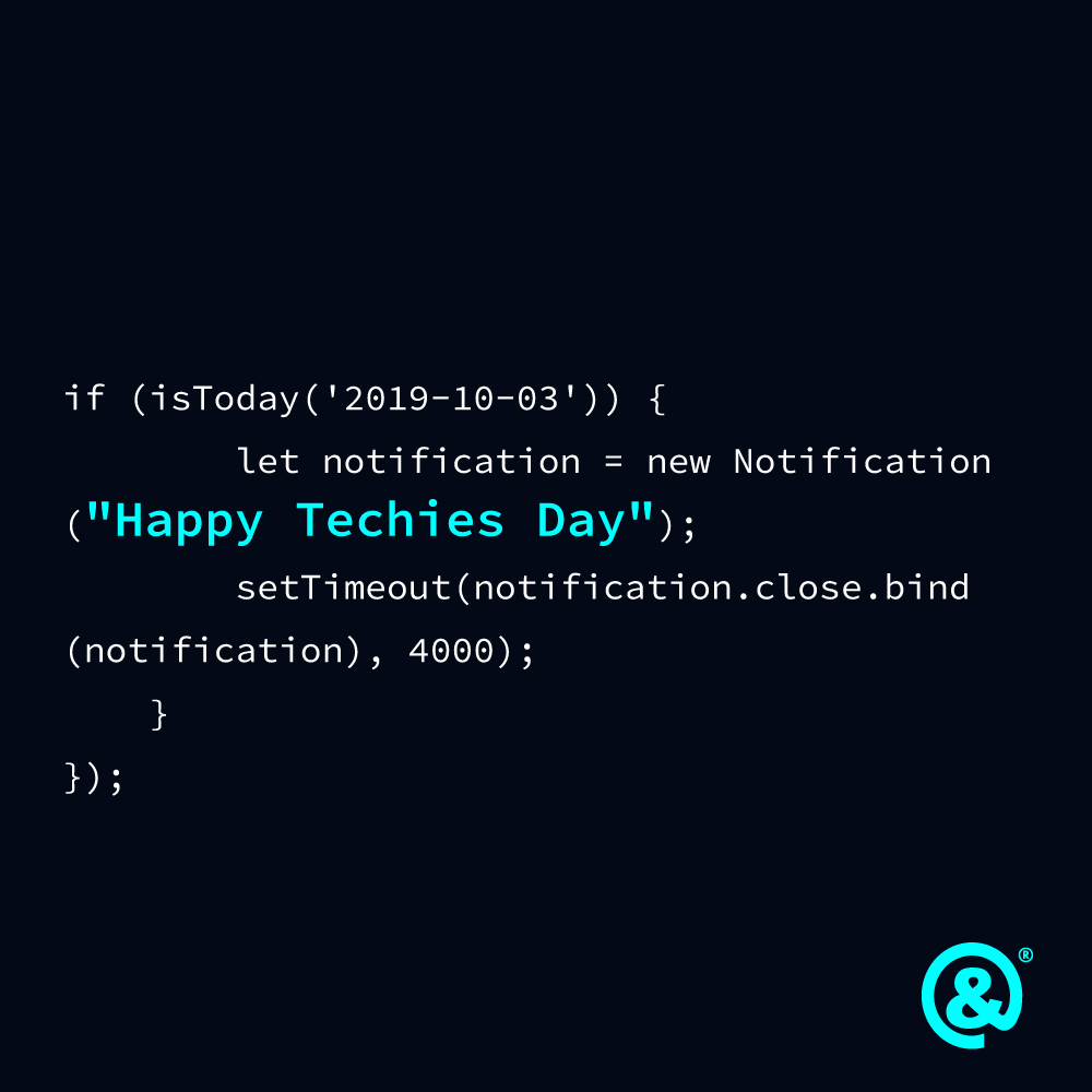 htt's tweet photo. Oggi è il #NationalTechiesDay e vogliamo approfittare per ringraziare tutte le persone che hanno deciso -o stanno considerando- di intraprendere un percorso in questo mondo competitivo, sfidante ma estremamente gratificante!
#HTTdigitalagency #HTT https://t.co/JdMzLXD34K
