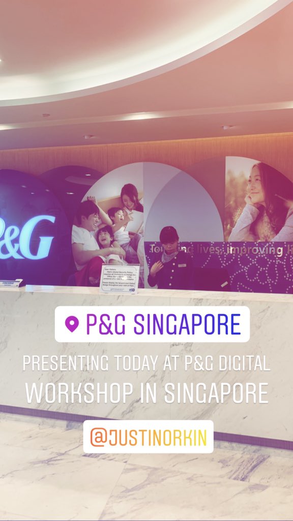 Paul_Framp's tweet photo. Great day attending @ProcterGamble APAC Digital innovation workshop in Singapore with the brilliant @JustinOrkin. @ControlvExposed https://t.co/pe6dlwsszY