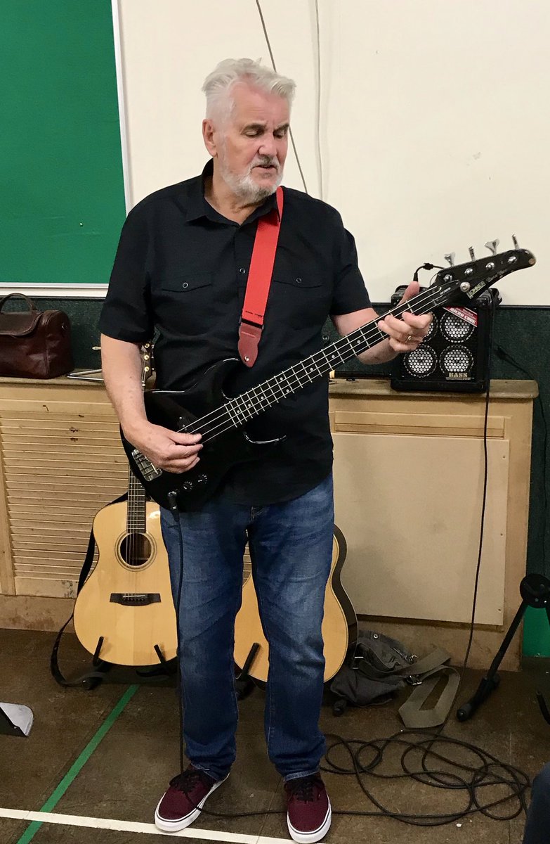 somervillegents's tweet photo. #PeterMcDonald #TedCrum #JemPatterson #PhilFerrar rehearsal in the #Harbury #ScoutHut The day before the @BHTWarwick concert. Brilliant gig. Wonderful audience. Hard work rewarded. Thanks to all. https://t.co/SADRNnhgAc