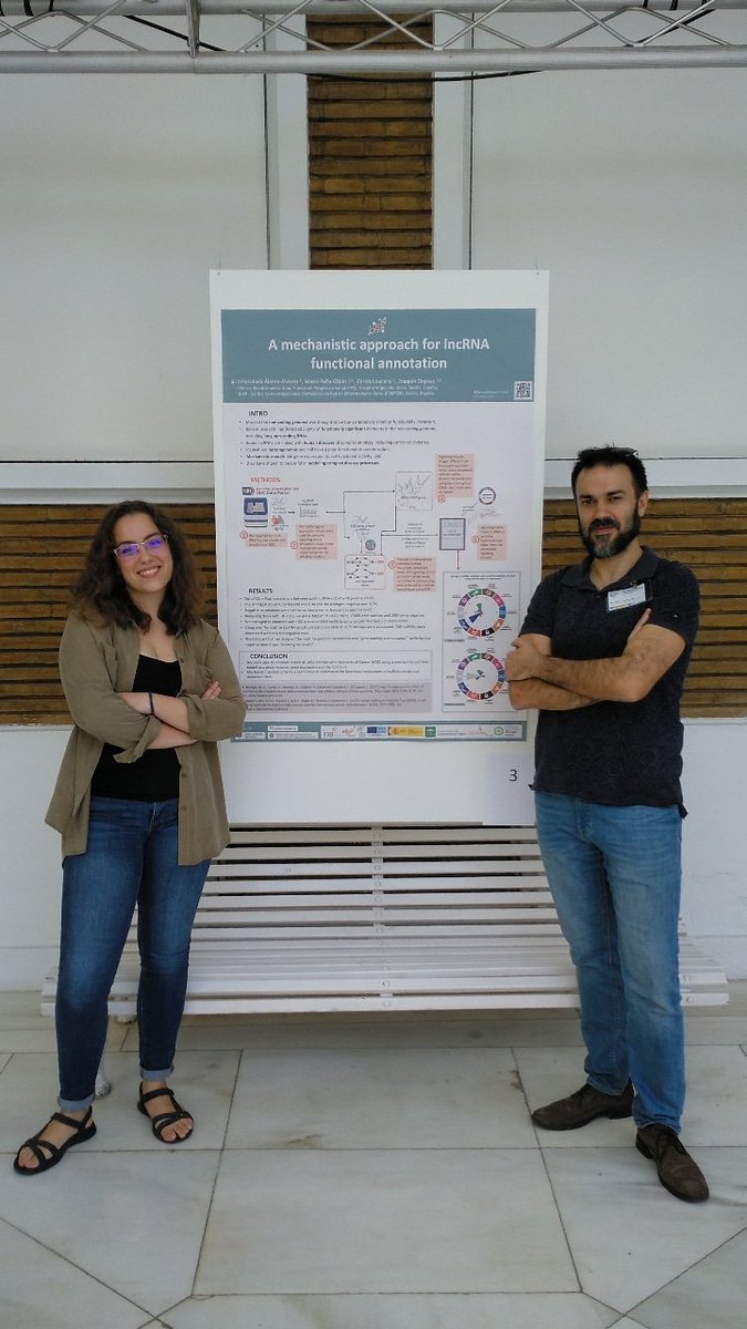 mialabio's tweet photo. So excited to be presenting my first poster ever at #DMCM2019!
"A mechanistic approach for lncRNA functional annotation". Available for download here: https://t.co/1J6IqVKAp4 https://t.co/IJju1D8AGe