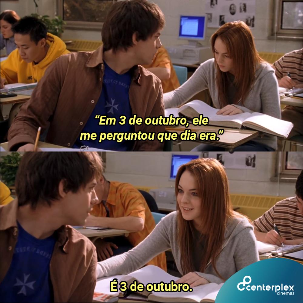 Hoje o #tbt é do dia 3 de outubro, quando a Cady respondeu ao Aaron Samuels que era 3 de outubro. 

#MeanGirlsDay