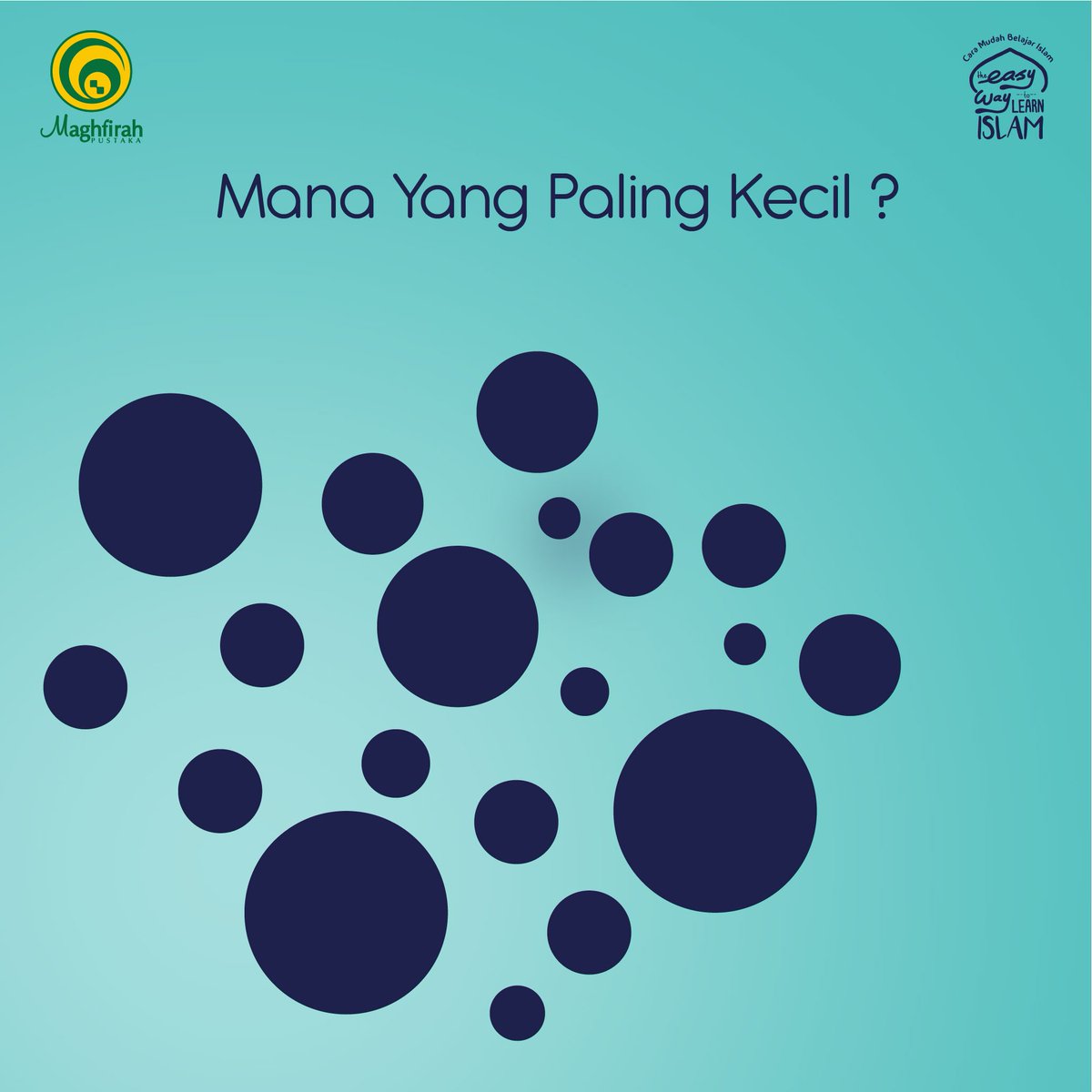 maghfirahbooks's tweet image. Ada yang tau lingkaran yang paling kecil ? Jangan terkecoh yaa. 😆

#gameseru #kuisseru #kuisinstagram #berbagisemangat #tokobuku #tokobukuonline #bukukeren #bukuislam #bukubestseller