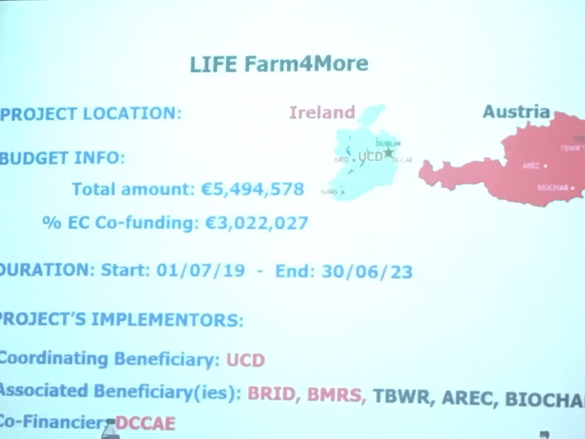 KevinMcDonnellP's tweet photo. The official launch of the EU LIFE projects in Brussels. UCD through Dr Joe Sweeney and Prof Kevin McDonnell are leading a 5.49 million project #farm4more using grass protein extraction and Biorefinery to reduce GHG. @UCDBioFoodEng @ucdagfood @Fulbright_Eire @LIFEprogramme https://t.co/IArp83KfXw