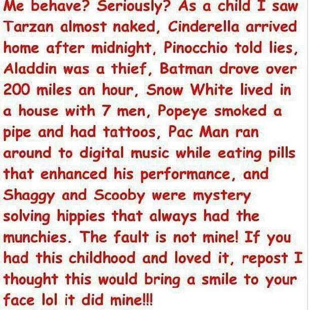 EmbraceSupport's tweet image. A little laugh for #tbt I didn't create  this but love it my childhood was this yours?