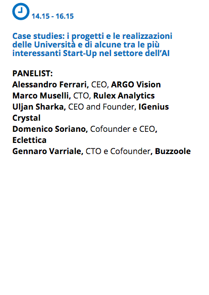 TIG_italia's tweet photo. Si parte ad AI &amp; Data summit 2019 con i nostri tavoli di lavoro, discussioni sulle tecnologie, sui nuovi mercati e modelli di business, sulle esperienze, modelli e case studies delle migliori start-up emergenti nel settore #TIGAI https://t.co/UySo1JKnFI