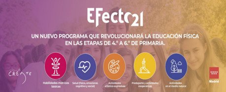 Abierto periodo de inscripción para #EFecto21, un programa gamificado de Educación Física para 4º, 5º y 6º de Primaria, enfocado a desarrollar en el alumnado las habilidades del ciudadano del siglo XXI desde la dimensión emocional, física y cognitiva. cutt.ly/mey0Jtc