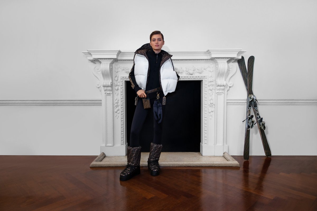 Fendi's tweet photo. From the slopes to the streets: take your style to new heights with the latest skiwear-inspired looks. #FendiFW19 https://t.co/yvF9WV4mso