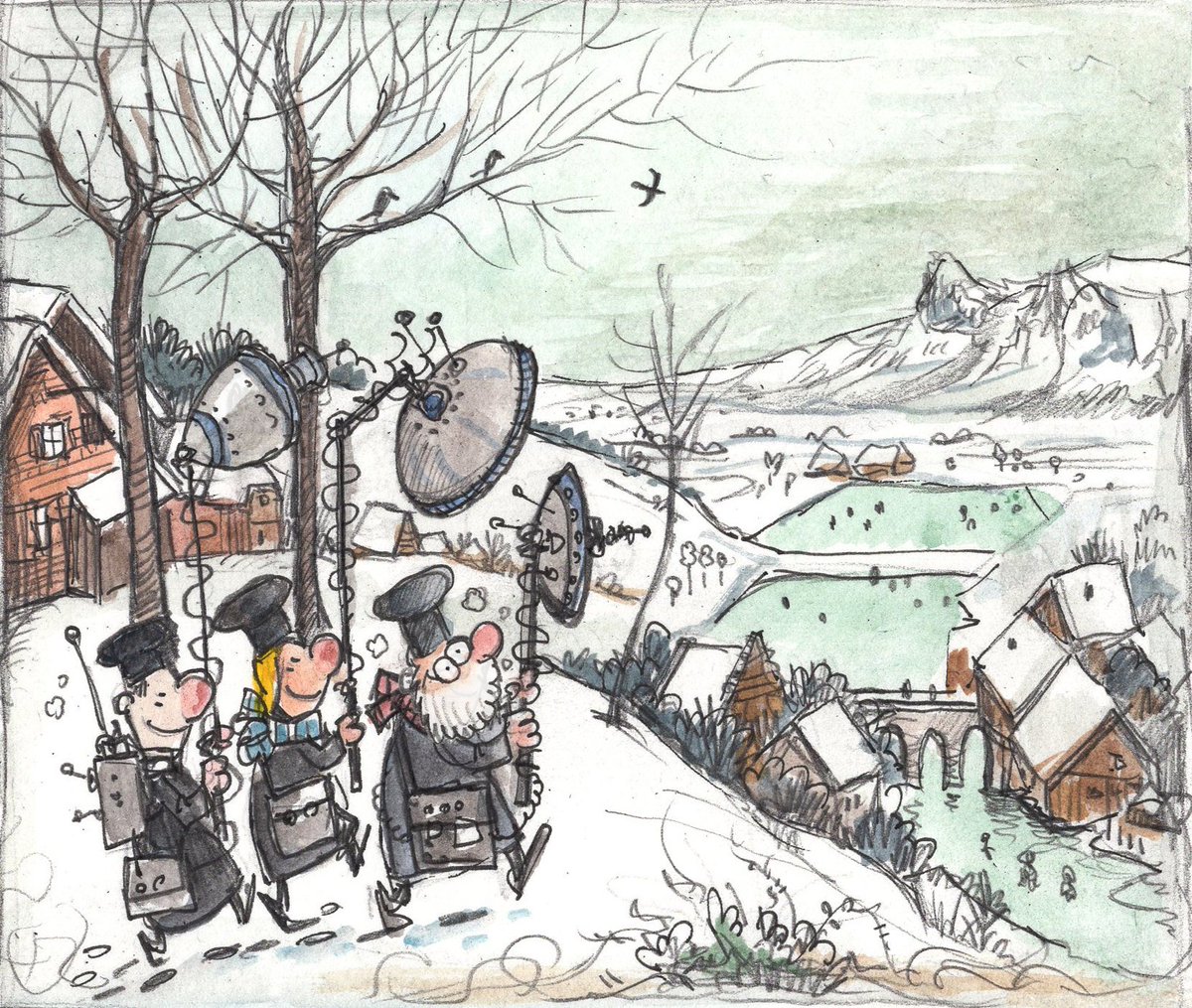 KU Leuven researchers reveal deepest layers of Bruegel drawings https://t.co/1BuyCs8Oia https://t.co/txMKwoVbUh
