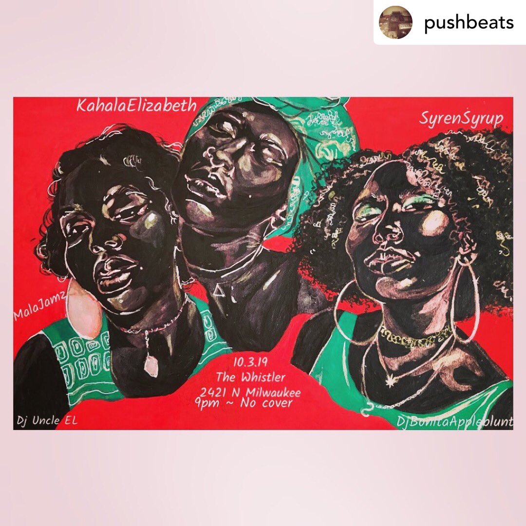 The Ladies take over <a href="/pushbeats/">Push Beats</a> <a href="/whistlerchicago/">The Whistler</a> tonight! Free entry.

Posted <a href="/withrepost/">Repost app</a> • <a href="/pushbeats/">Push Beats</a> Tonite! Join us for our monthly edition at <a href="/whistlerchicago/">The Whistler</a>. Tonite features some very talented ladies on deck, don't snooze! 9pm, no cover.
#beats #producers #dj #igbeatclub