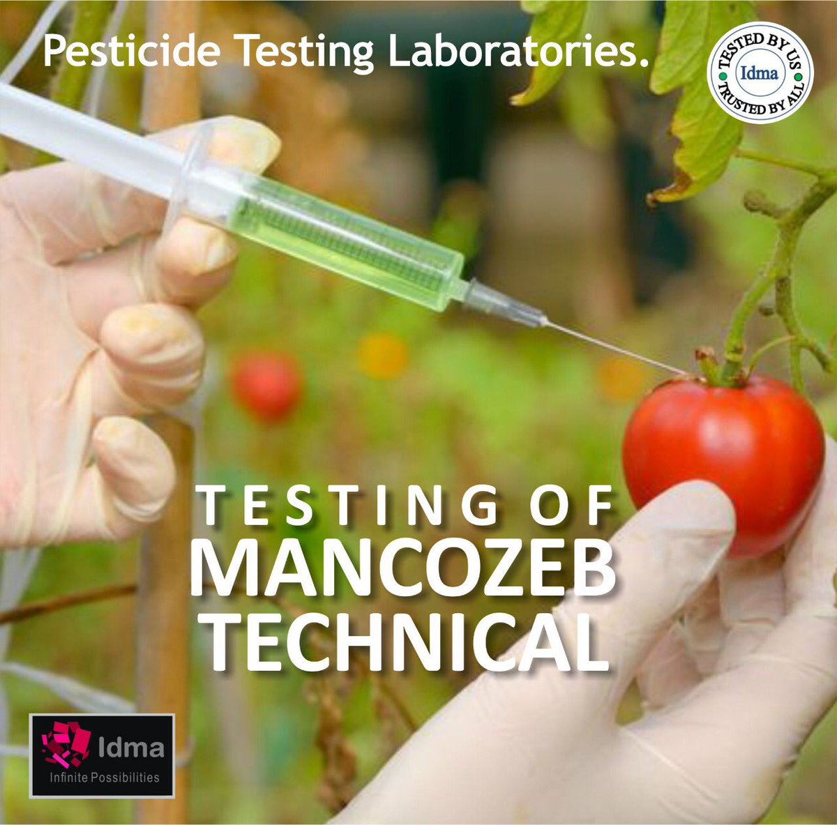 IdmaGroup's tweet image. Our #PesticideTesting #Laboratories are #NABL #BIS apvd 4 #testing over 150types of Technical #Pesticides #Herbicides #Insecticides &amp;amp; their formulations

#pesticide #test #testinglab #analyticaltesting #pesticideindustry #agriculture #farming #fruit #fruits #vegetable #vegetables