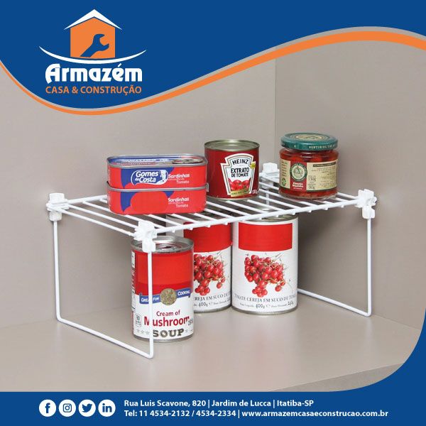 armazemcasacons's tweet photo. Seu armário fica mais organizado e espaçoso com o Ganha Espaço.
Disponível em 3 tamanhos para você escolher, é super prático de montar e podem ser empilhados, não sendo necessário furar os móveis.
Veja as opções em: https://t.co/IwkxShJhvz
#utilidades #ganhaespaco #metaltru https://t.co/cZwEp03ZFj