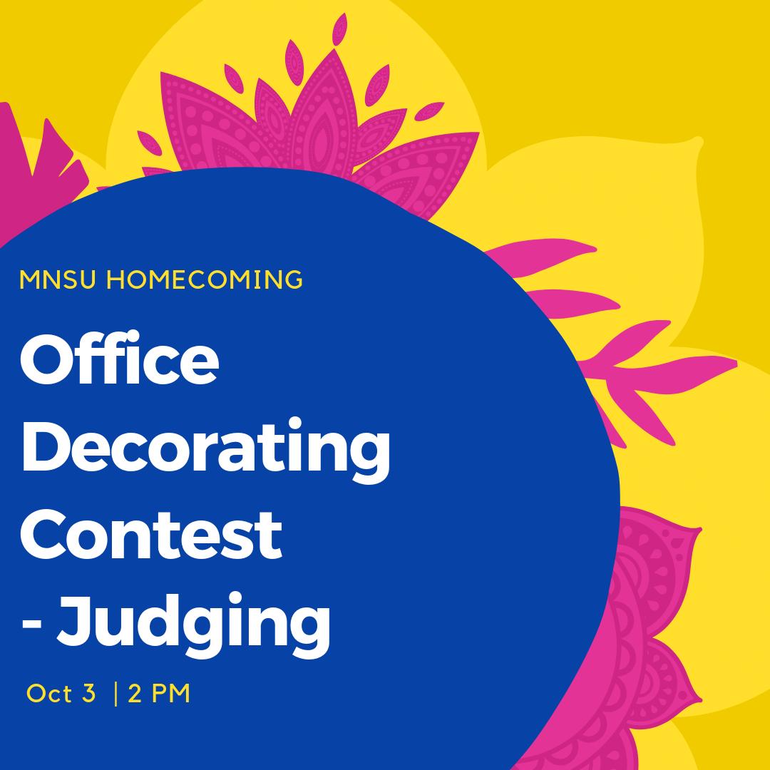 JSearsResHall's tweet image. Check out some offices that have been awesomely decorated for the Office Decorating Contest! Judging takes place at 2 PM! Good luck to all those competing!