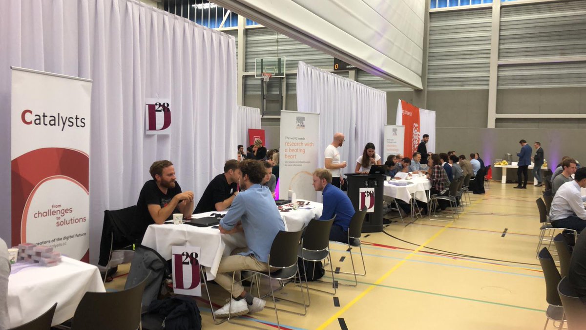 We welcomed our Gold and Bronze #Partners at the AI Thesis Fair today, to Speed Date with UvA MSc students. Great to see the interactions between industry and academia! #amsterdam #networking #AI #Thesis <a href="/UvA_Amsterdam/">UvA Amsterdam</a>