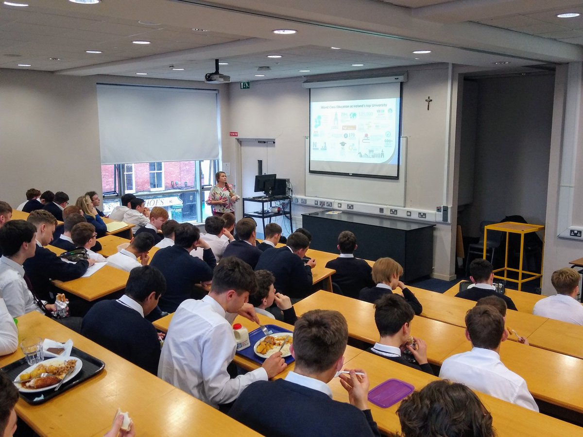 Belvoguidance's tweet image. Thanks to Dervla from @tcddublin for her talk today in @Belvederecolleg #lunchtimetalks