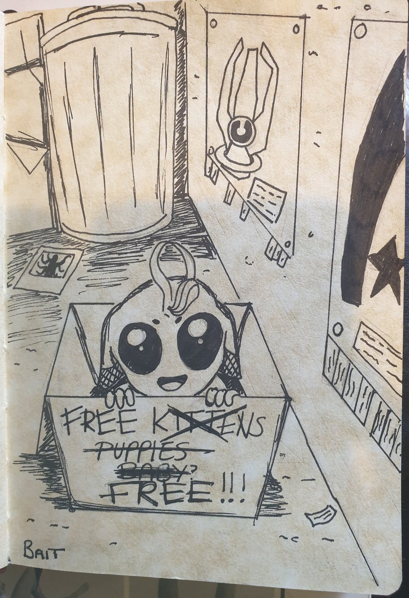 TeeJayDoodles's tweet photo. #inktoberday3 #bait #Inktober2019 #inktoberprompts 
I trust it
#masseffect https://t.co/N7xBe8ueT1