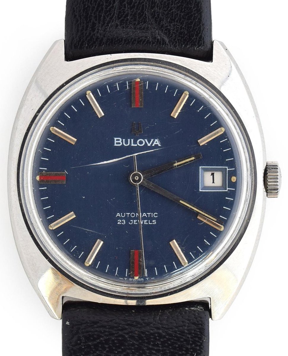 A BULOVA GENTLEMAN'S STEEL AUTOMATIC WRIST WATCH WITH DATE

#busbyfinewatches #watchesunderthehammer