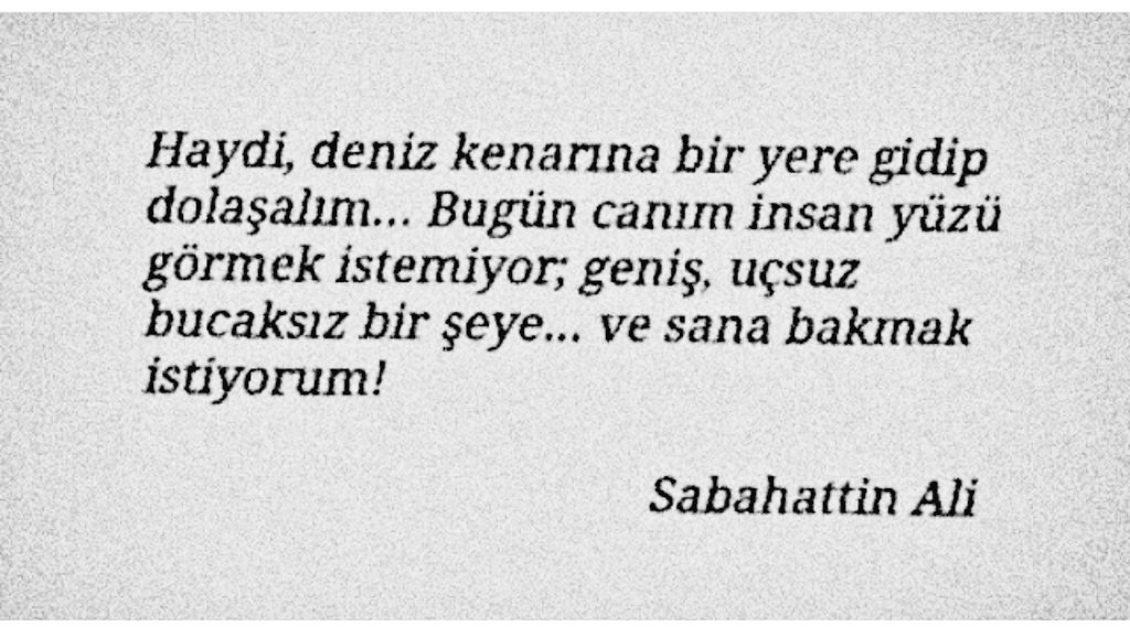 Ve sana bakmak istiyorum..