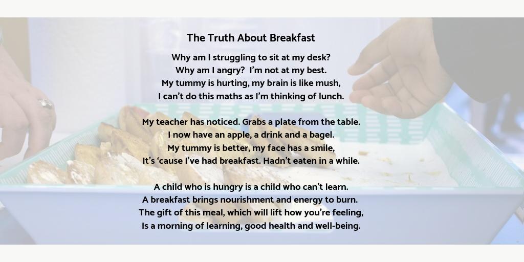 magic_breakfast's tweet photo. We had to have a go! #NationalPoetryDay #FuelforLearning https://t.co/suDFlyTDwU