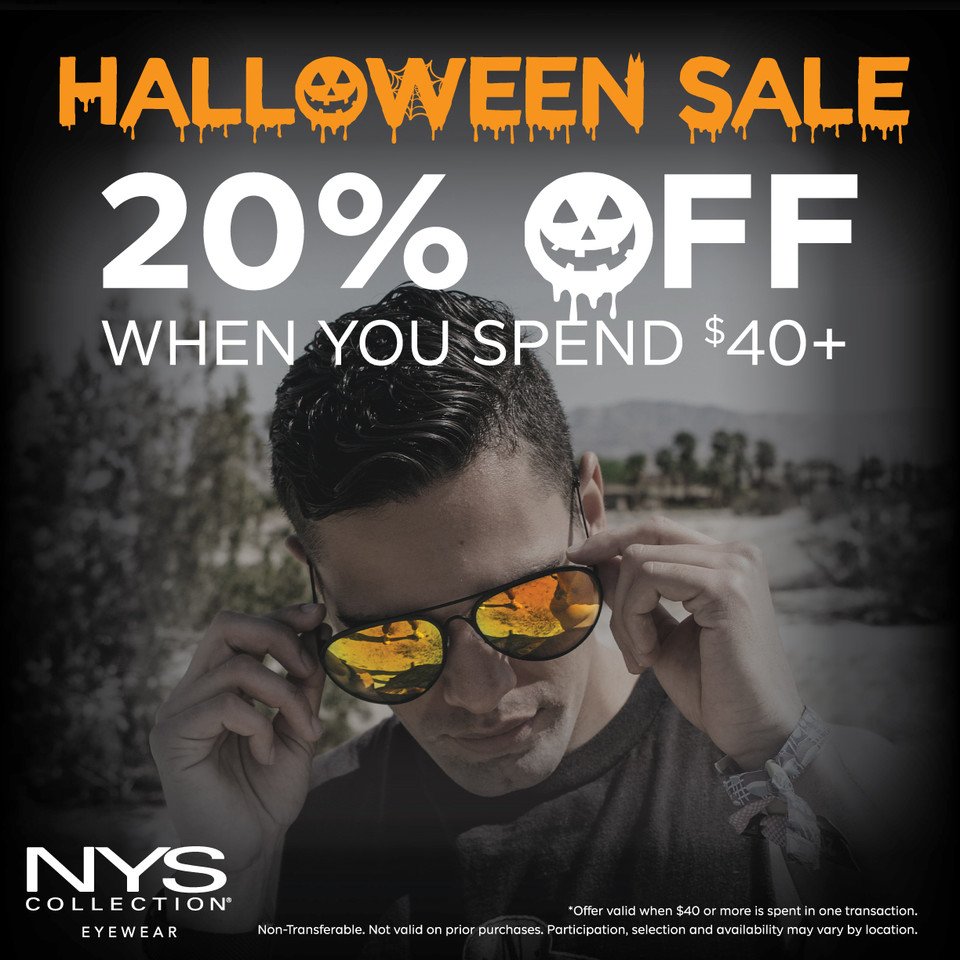 TheDotBoxCo's tweet photo. Upcoming Halloween in-store promo for an eyewear brand. #graphicdesign #designagency #graphicdesigner  #photoshop #creative #creativeretouching #design #retouch #photoretouching #graphicdesigncompany #adobephotoshop #halloween #promotion #sale #spooky #pumpkin #webs https://t.co/A2ZnSGeuUV