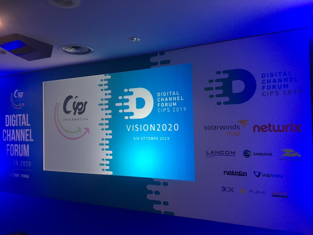 channelcity's tweet image. #Vision2020 #DigitalChannelForum Tutto pronto x l’evento #CipsInformatica alle porte di Perugia. Il distributore incontra il canale a cui racconta la vision futura. Momento intenso di relazione  #Msp #Mssp #reseller #sicurezzaIT