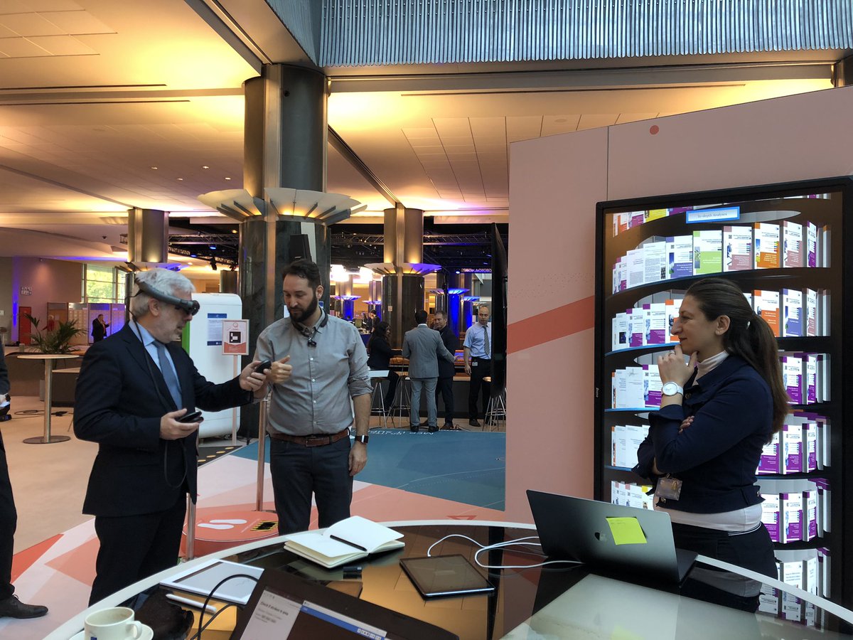 mariocampolargo's tweet photo. Interesting innovations’ ideas on display @ the #EP #innovation village #digitalworkplace #digitalLibrary #DGITEC_innovation_week #EP_innovation @EP_Technology @GabrielMariya @EU_DIGIT https://t.co/WvVKSGSbfy