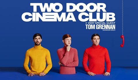 Watching the amazing Two Door Cinema club in Cardiff? Don't forget you can get 20% off your drinks with your ticket.

A fyddwch yn gwylio’r Clwb Two Door Cinema anhygoel yng Nhaerdydd? Cofiwch y cewch 20% oddi ar eich diod gyda’ch tocyn.