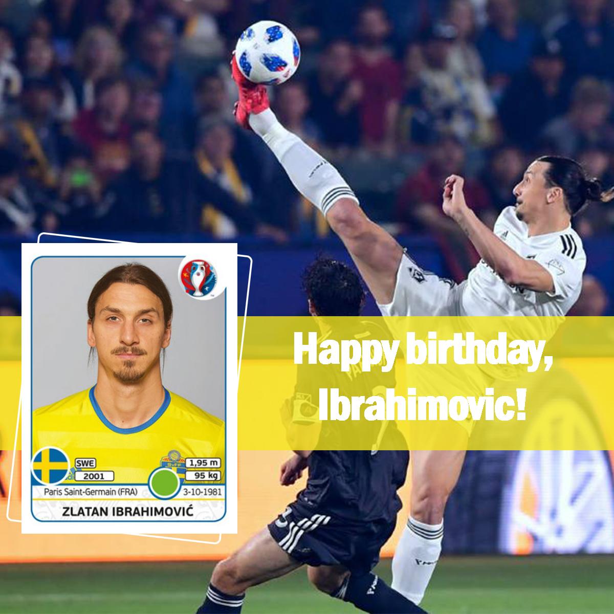 Happy birthday to Zlatan or happy Zlatan to birthday?  