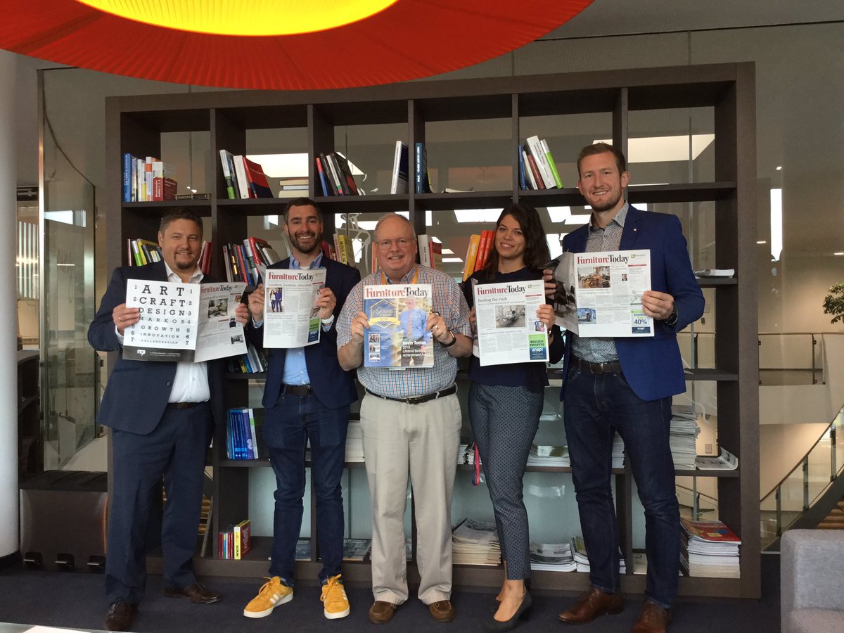 DT_Perry's tweet photo. The Logicdata team really does read Furniture Today. We found a good-sized stack in the company’s quiet room.
@FurnitureToday #logicdata #adjustablebases #austria https://t.co/iqL1Qv39h2