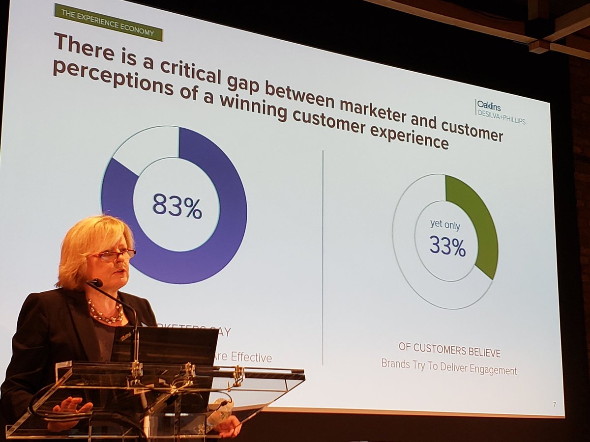 JamesBarrood's tweet image. Interesting talk by @OaklinDeSilvaPhillips Elaine Riddell about experience economy and how brands and marketers are responding #odptmt #martech #insighttech