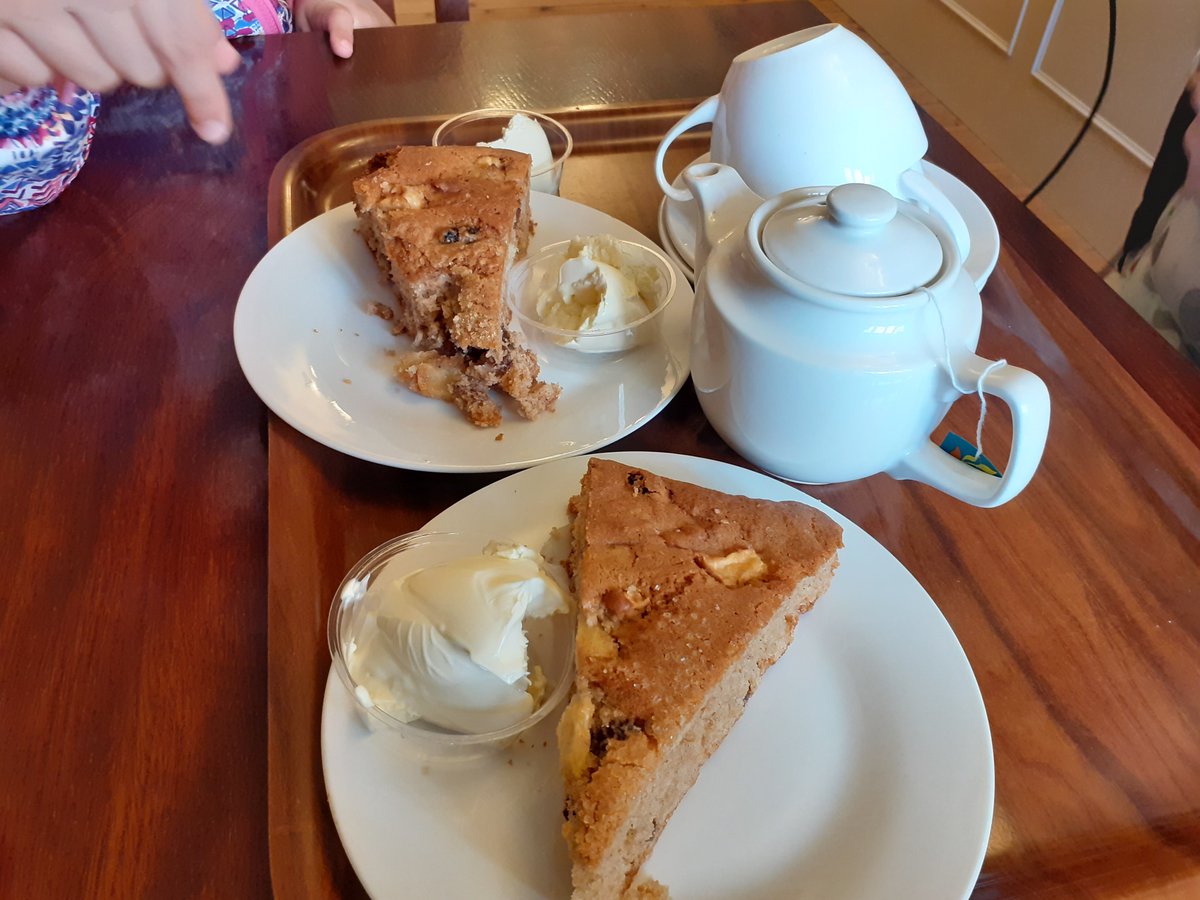 VegSchoolMeals's tweet photo. @TheMontyDon Dare I begin a debate on the best apple cake in the UK - but I have to nominate the delicious home-made Dorset Apple Cake at the Captain's Tearoom at Portland Castle. Served warm with clotted cream. Magnificent. @EnglishHeritage #portlandcastle https://t.co/Pn5EFfLo1M