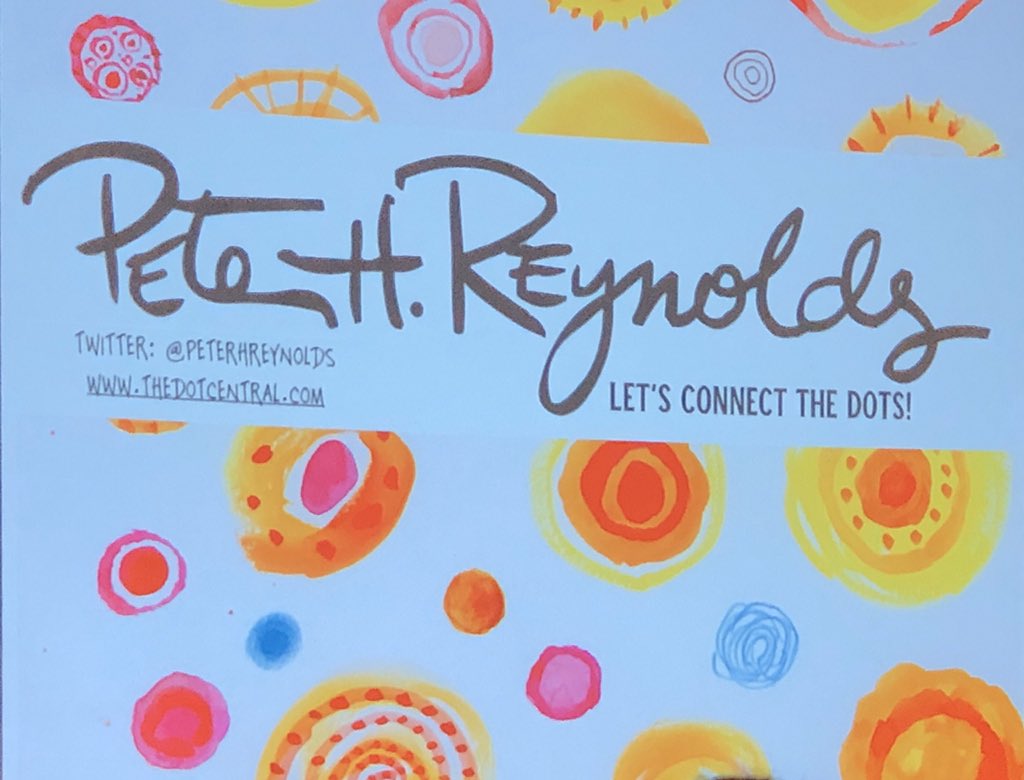 edu_hall's tweet photo. Welcome to the #NCSLMA19 stage #NYTimes bestselling author @peterhreynolds @LauraBLong #kindness “It’s more important to teach our kids how to be kind to one another.” https://t.co/NXR9IpkGoe